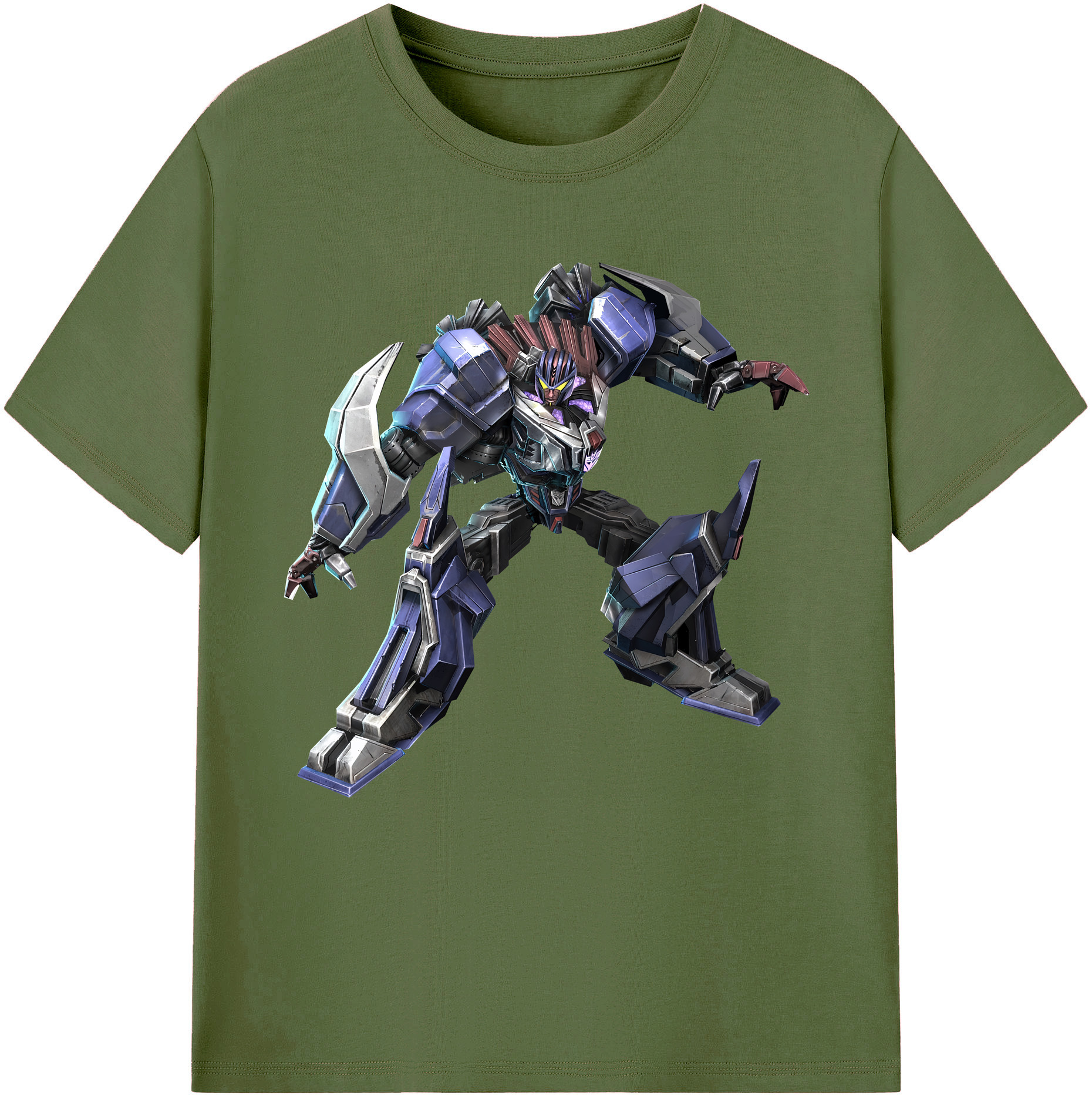 （画像用） Transformers トランスフォーマー 綿100％半袖Tシャツ（フロントプリント）